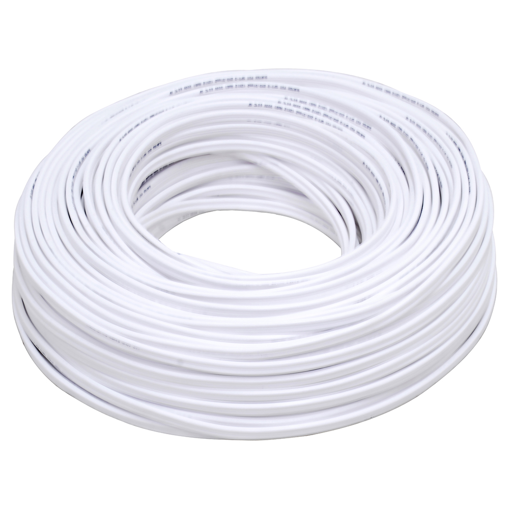 Cable eléctrico tipo POT Cal. 2 x 14 100mt blanco Surtek