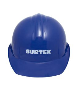 Casco de seguridad con ajuste de intervalos azul Surtek