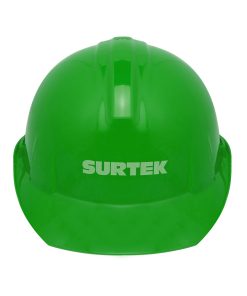 Casco de seguridad con ajuste de intervalos verde Surtek