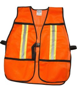 Chaleco seguridad naranja ajustable cinta prismática Surtek