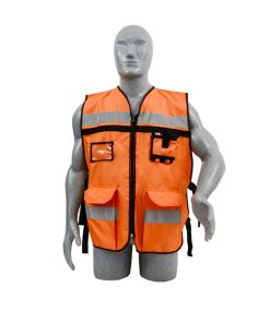 Chaleco Supervisor color Naranja Unitalla Surtek