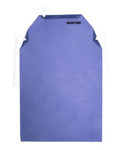 Mandil satin azul transparente 1.20m Surtek