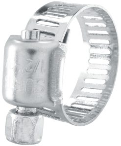Abrazadera mini sinfin de acero inox de 1/2 in a 3/4 in Surtek