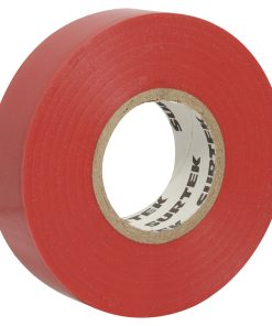 Cinta para aislar roja 9 m Surtek