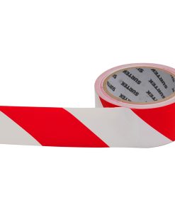 Cinta de señalización rojo y blanco 18 mt Surtek