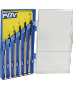 Juego de 6 destornilladores de precisión combinado Foy