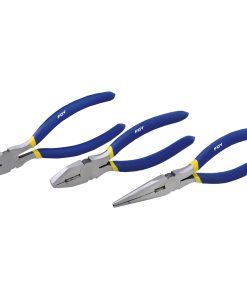 Juego de 3 pinzas para electricista 6 in y 8 in Foy