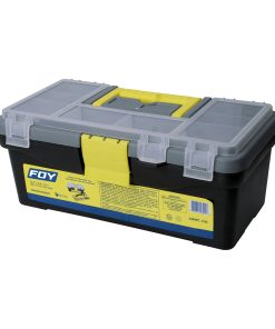 Caja portaherramientas plástica con organizadora 12.5 in Foy