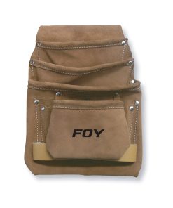 Estuche portaherramientas cuero 4 compartimientos Foy