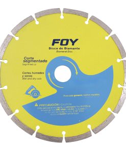 Disco de diamante corte segmentado 4 1/2 in Foy
