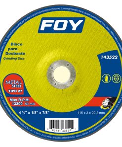 Disco t/27 metal 4-1/2 inx3mm Foy