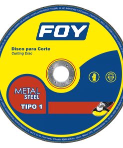Disco t/1 metal 9 inx3mm Foy