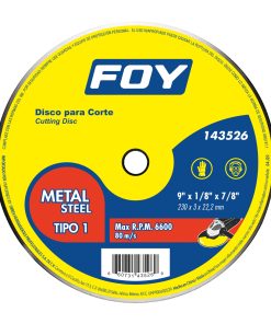 Disco t/1 metal 14 inx3.2mm Foy