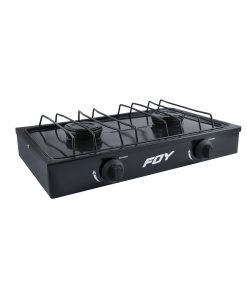 Estufa gas 2 quemadores negro Foy