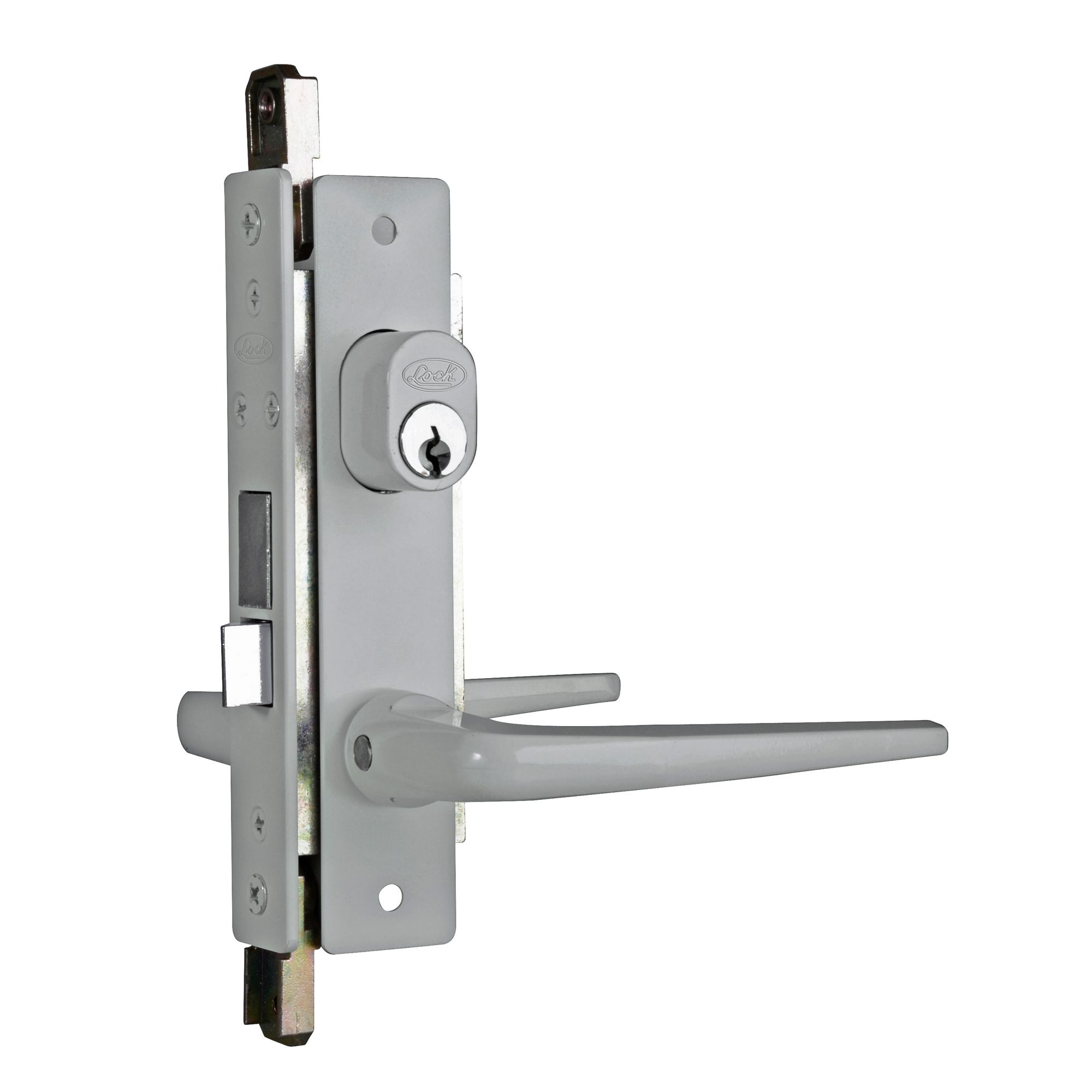 Cerradura aluminio basic sencilla color gris Lock