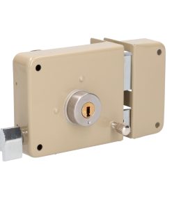 Cerradura sobrepone instalafácil dcha puntos caja color Lock