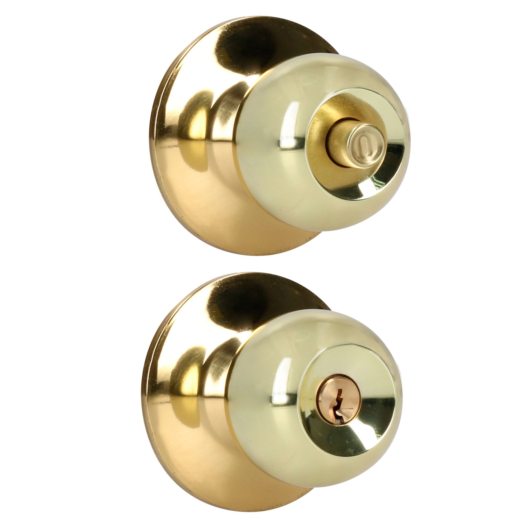 Prolok Pomo cilíndrico bola recamara latón brillante