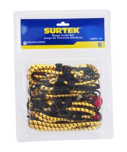 Juego de 12 tensores elásticos Surtek