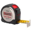 Flexómetro de acero inoxidable 8m x 30 mm Urrea