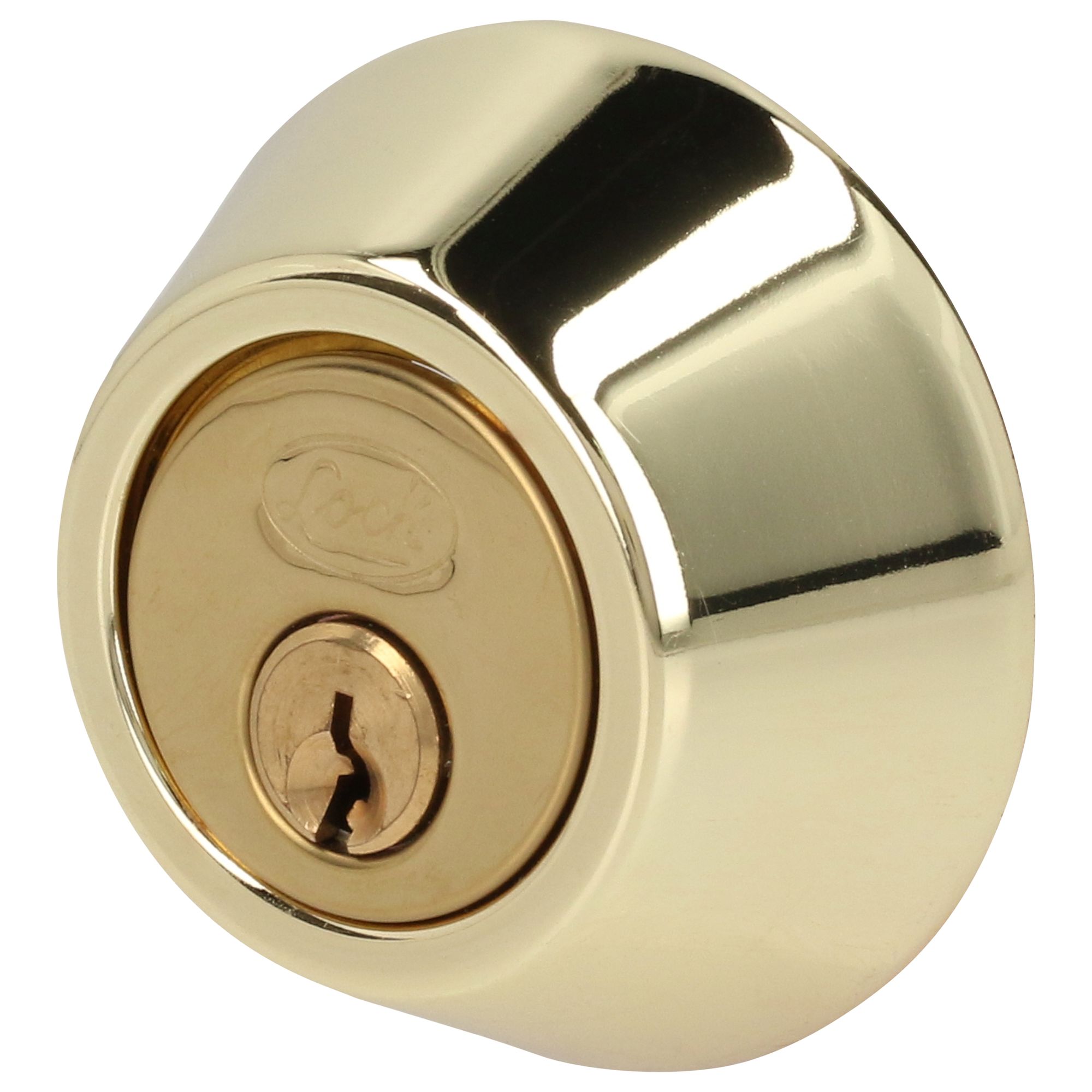 Cerrojo tubular doble, acabado latón brillante Lock