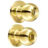 Cerradura pomo (bola) para recámara, latón brillante Lock