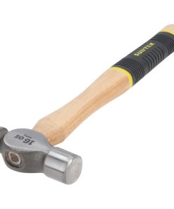 Martillo de bola pulido con ma ngo de madera con grip de 13 in, 16 oz