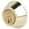Cerrojo tubular sencillo, acabado latón brillante Lock