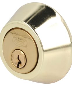 Cerrojo tubular sencillo, acabado latón brillante Lock