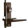 Cerradura aluminio basic doble cafe Lock