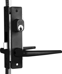 Cerradura aluminio basic doble color negro Lock