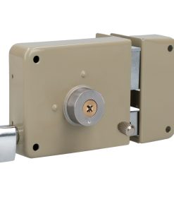 Cerradura sobreponer clásica dcha tetra caja a color Lock