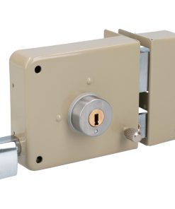 Cerradura sobreponer clásica dcha puntos caja a color Lock