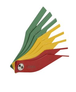 Calibrador de balatas métrico de 8 hojas por color Urrea