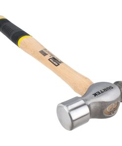 Martillo de bola pulido con ma ngo de madera con grip de 13-2 5/32 in, 24 oz