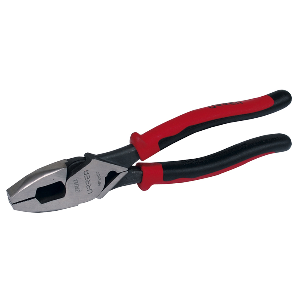 Pinza bim electricista, corte lateral ponchacable 9 in Urrea