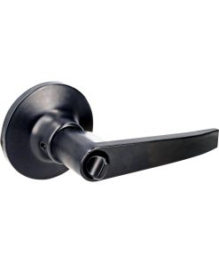 Manija tubular recta función r ecámara, negra, llave estándar , blíster