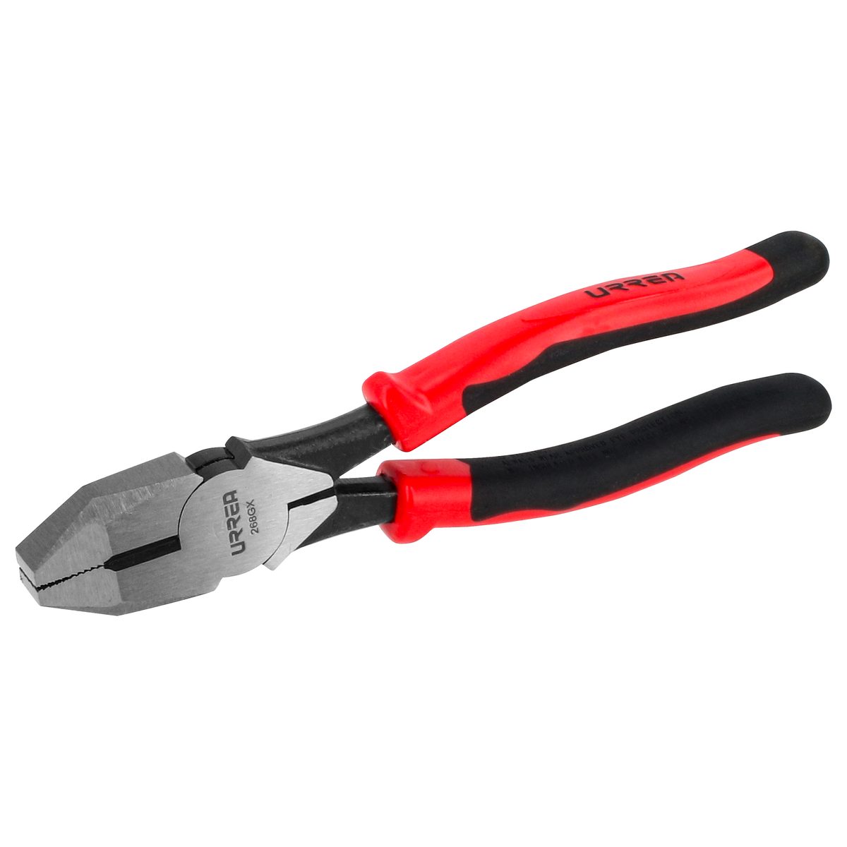 Pinza bimaterial p/electricista corte lateral 8-21/32 in Urrea