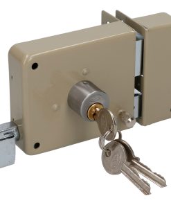 Cerradura sobreponer clásica dcha estándar caja a color Lock
