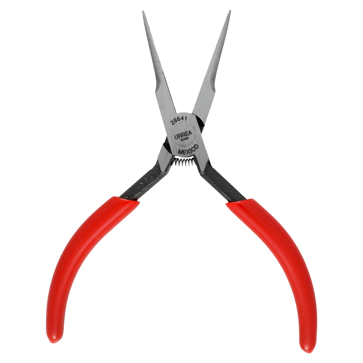 Pinza para electrónica punta aguja recta 5-5/8 in Urrea