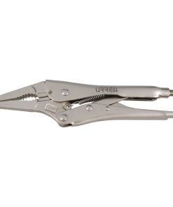 Pinza de presión nariz larga 10 in uso industrial Urrea
