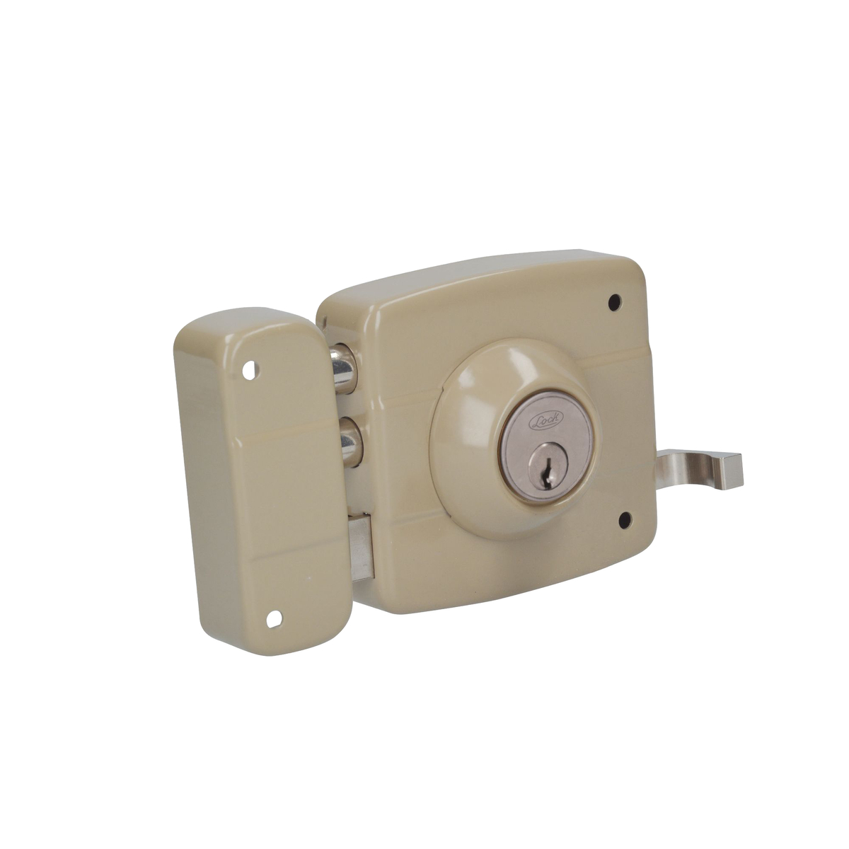 Cerradura de sobreponer de dos bulones, izquierda Lock.