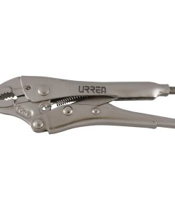 Pinza presión quijada curva corta alambre 5 in IndustrialUrrea