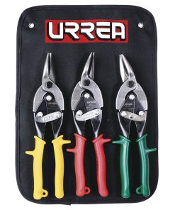 Juego de 3 tijeras para hojalatero tipo aviación Urrea