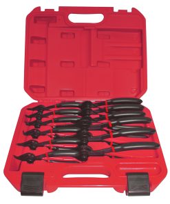 Juego 12 pinzas anillos de retención uso industrial Urrea