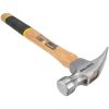 Martillo de uña curva pulido c on mango de madera 10-15/64 in, 8 oz