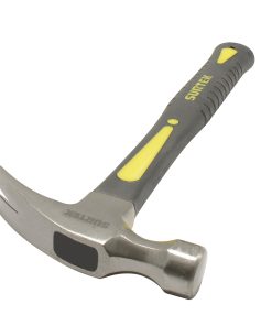 Martillo de uña recta 16oz mango fibra de vidrio Surtek