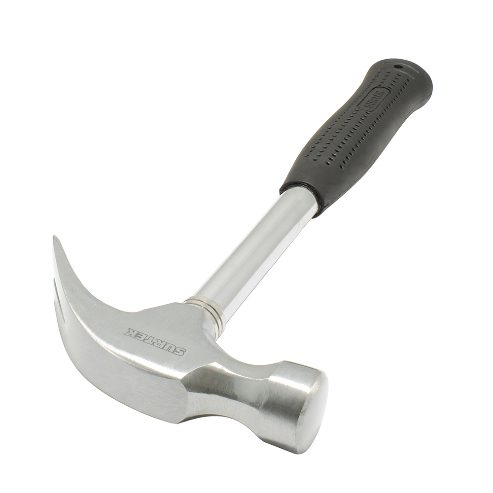 Martillo de uña curva 16oz tubular Surtek