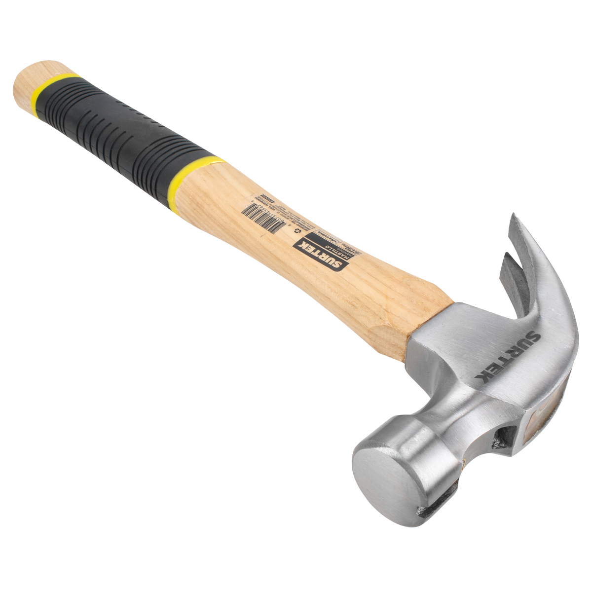 Martillo de uña recta pulido c on mango de madera 11-17/64 in, 20 oz