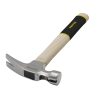 Martillo de uña recta pulido c on mango de madera de 11-17/64  in, 20 oz