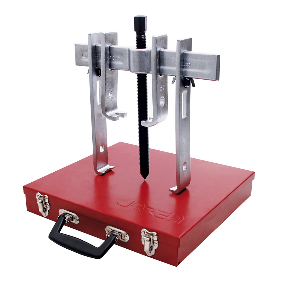 Juego extractor quijada recta 10ton 8pzs caja metálica Urrea